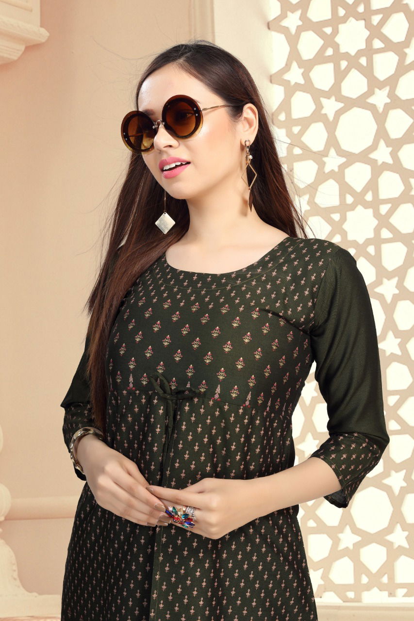 Fashion Talk Dolly Latest Fancy Wear Printed Designer Anarkali Kurtis Collection